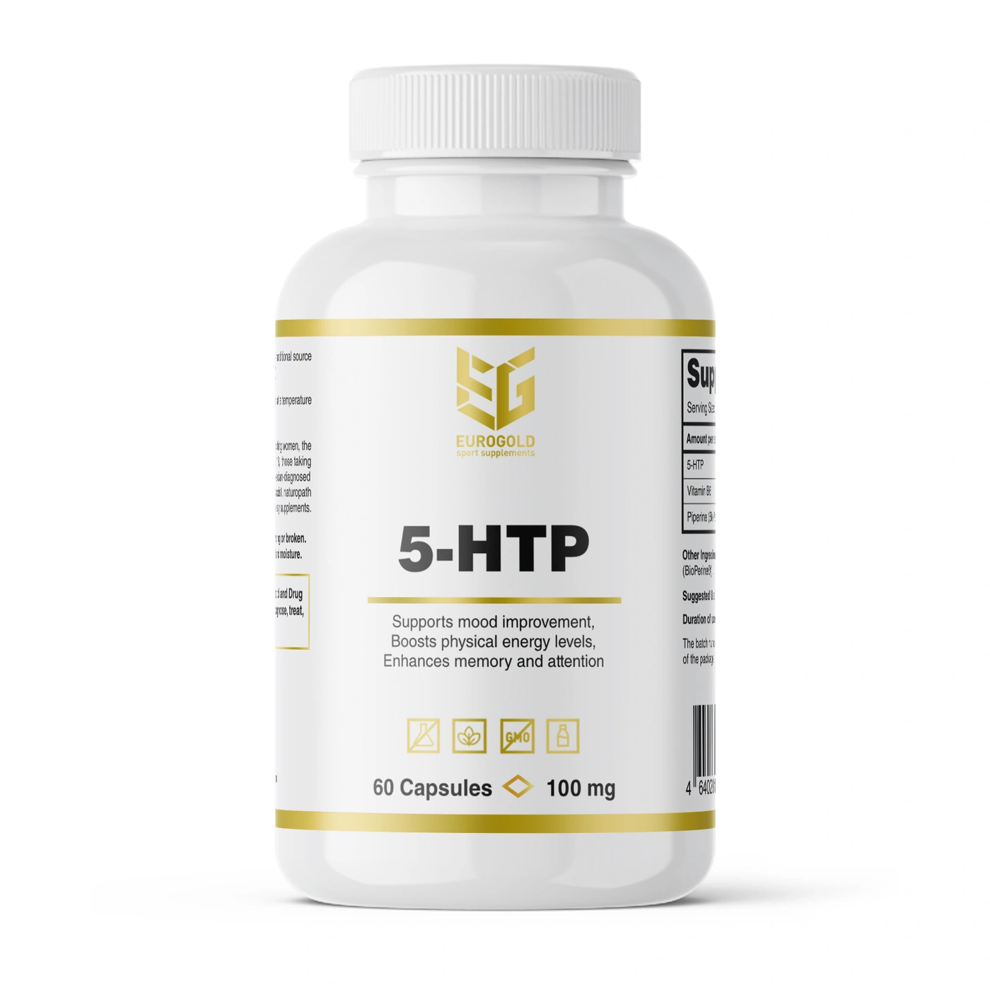 5-HTP — лицевая сторона банки