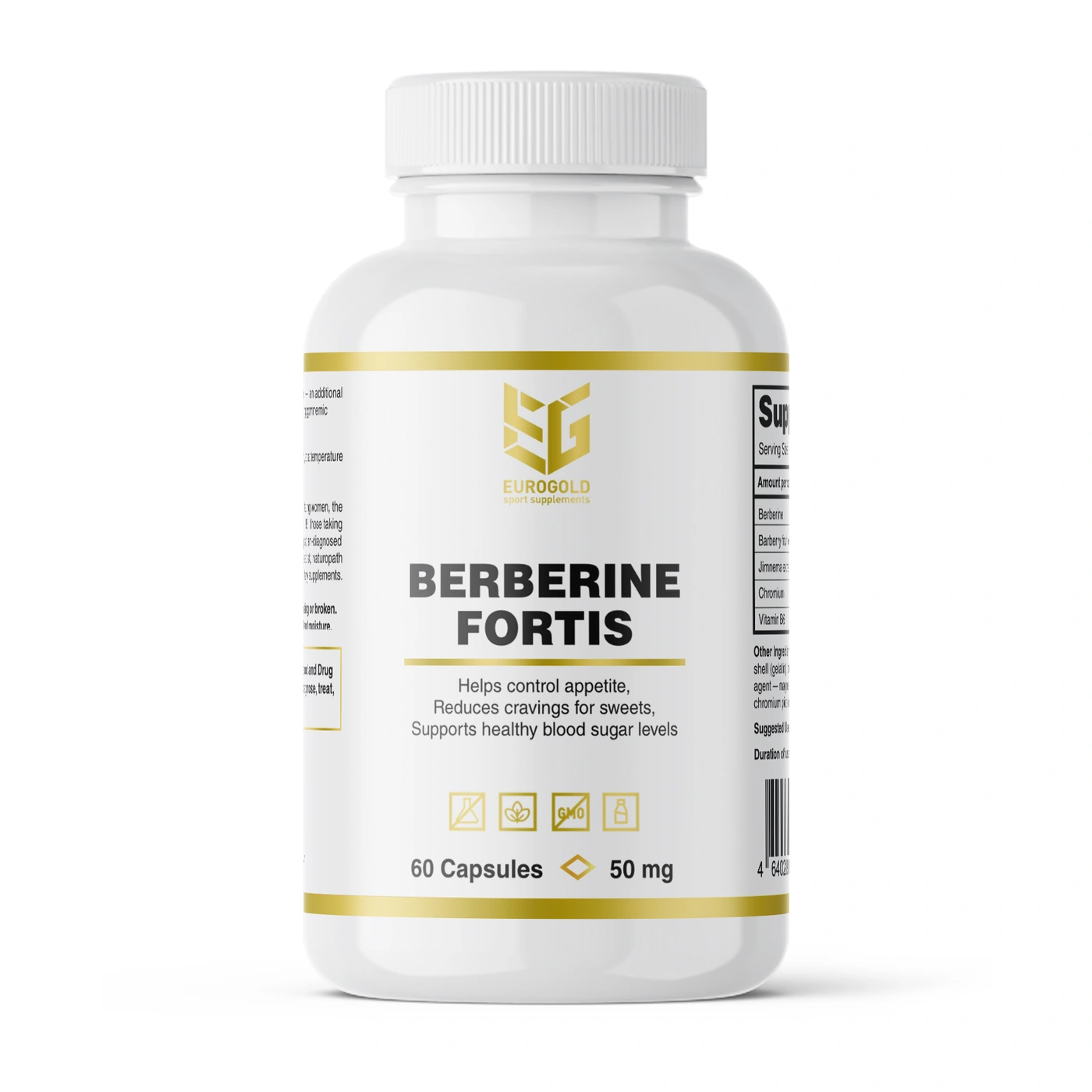 Berberine Fortis — лицевая сторона банки