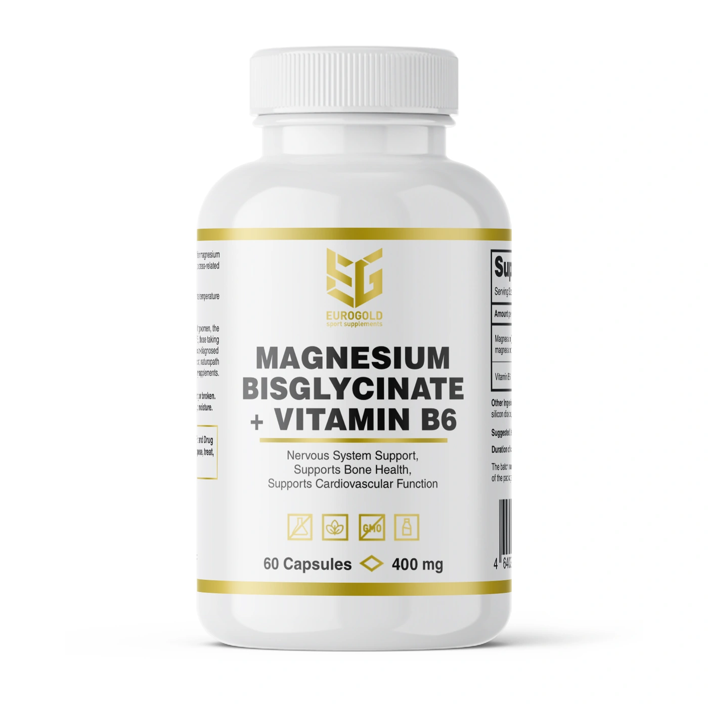 Magnesium Bisglycinate — лицевая сторона банки